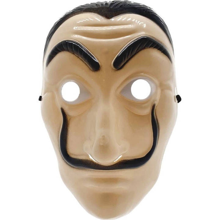 Masca Salvador Dali, CINEMA GADGETS, 26x16x10cm, unisex, pentru carnaval, Halloween