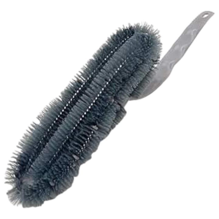 Perie curatare pantofi AAMAZON, par lung moale, 21.5x8cm, maner antiderapant