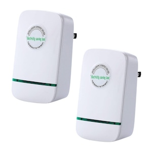 Dispozitiv economisire energie, set 2 bucati, stabilizeaza tensiunea, reduce consumul, pentru case, birouri, magazine, restaurante, creste eficienta, 9, 8 x 5, 8 x 3 cm - E2NERGETKO