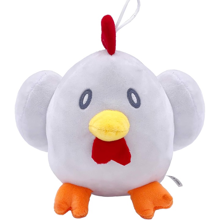 Плюшена играчка, HNIEHEDT, бяло пиле, 23x22см