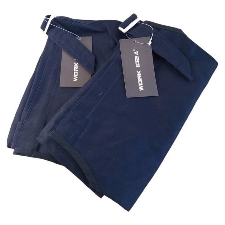 Fartuch de bucatarie unisex cu 2 buzunare, AAMAZON, waterproof, albastru, set de 2 bucati