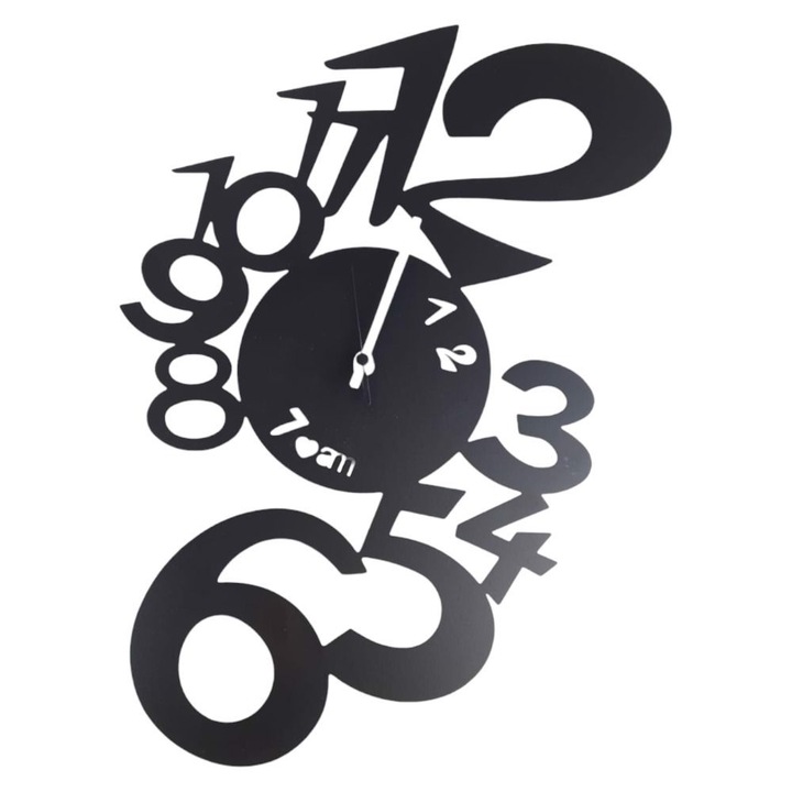 LUPIN díszóra, Arts & Crafts, analóg, fekete, 30x48cm