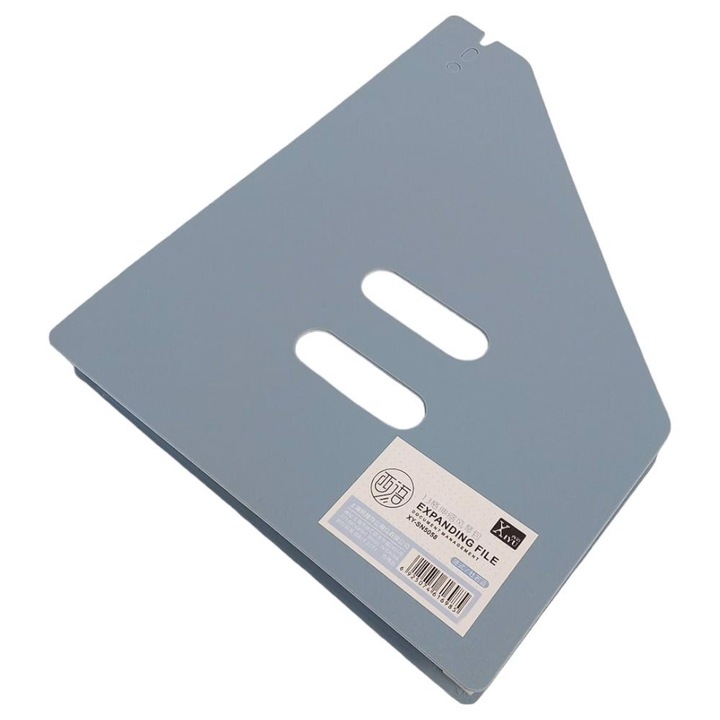 Organizer documente A4 LOVALUE, 13 compartimente, extensibil, albastru