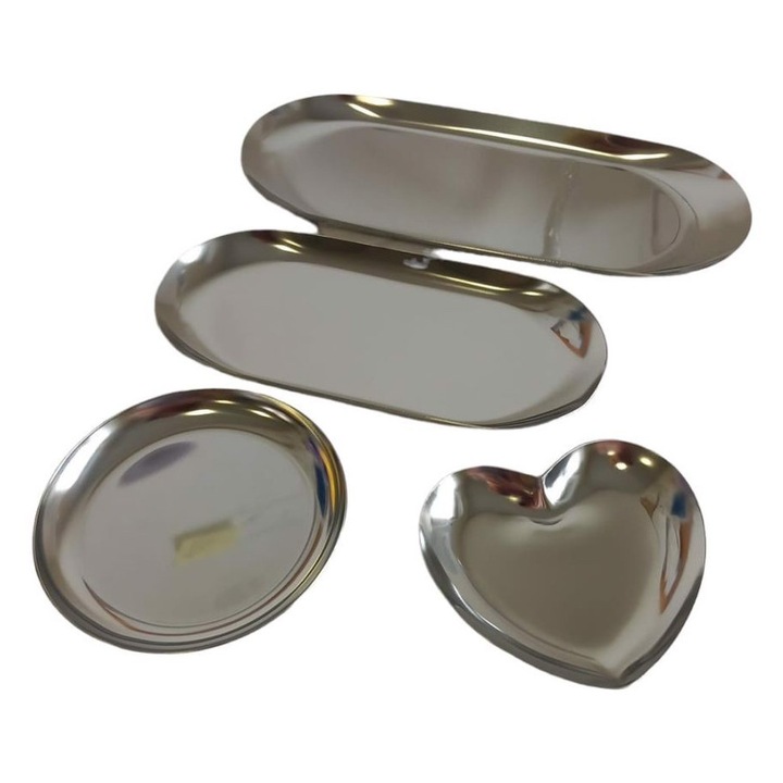 Tava din otel inoxidabil 4 buc