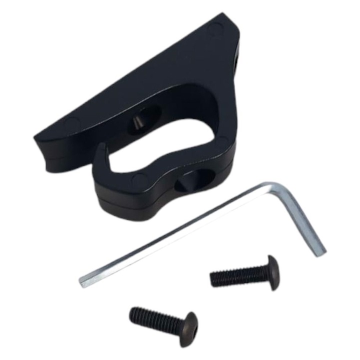 Carlig multifunctional pentru trotineta electrica, Amazon, capacitate 30 kg, culoare neagra, dimensiuni 5,3x4,5x1,5 cm