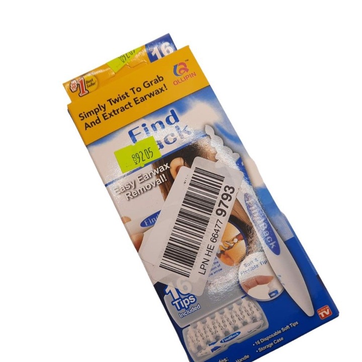 Dispozitiv de curatare a urechilor, Amazon, 12,5x1,5cm, pentru adulti si copii