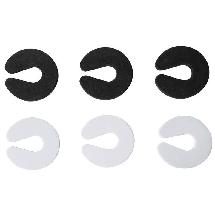 Opritoare de usa pentru copii si animale de companie, alb/negru