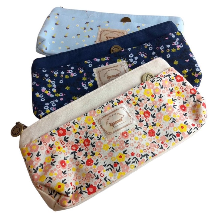 Комплект от 3 калъфа за моливи с цип Amazon