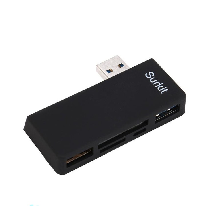 Комбиниран USB адаптер с четец на SD и TF карти, за microsoft surface pro 3/4 - Phuture®