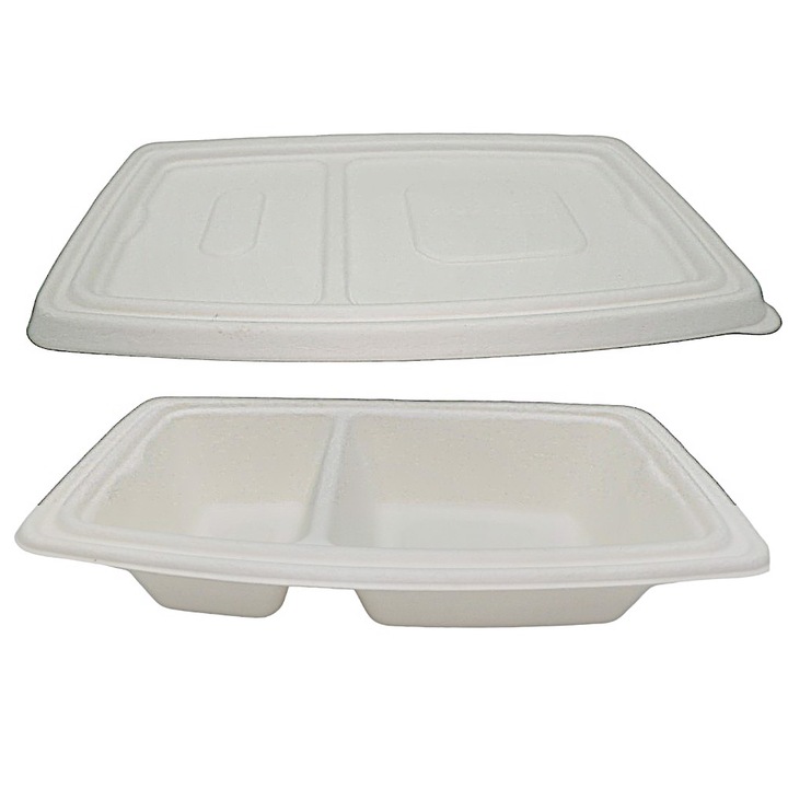 Set de 25 Pojemniki dwudzielne cu capac, ODRA PAK, 700ml, 246x164x50mm