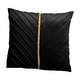 Husa perna decorativa YANYXR catifea negru 45x45x0.5cm