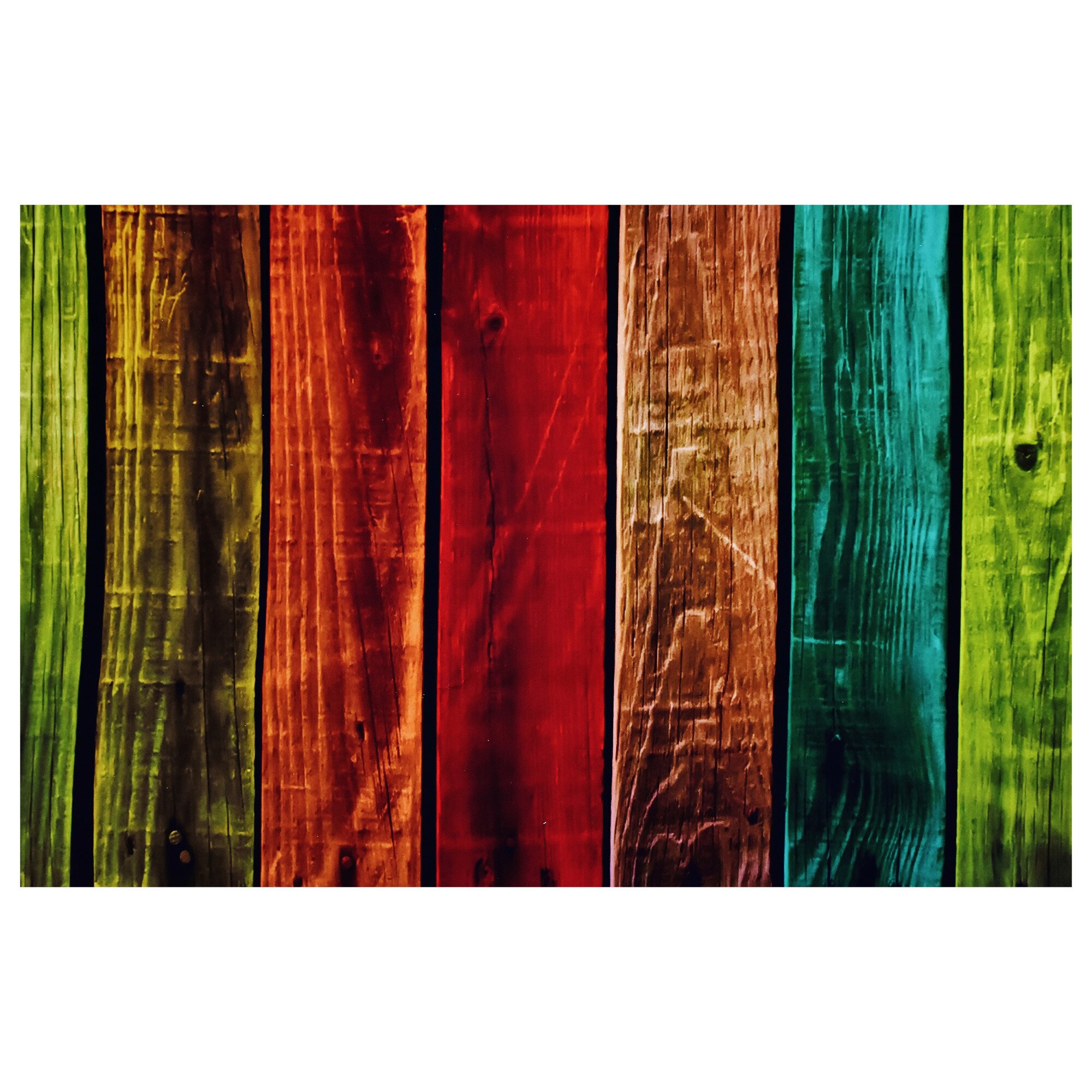 Tablou Canvas Artantida - Colorful Fence