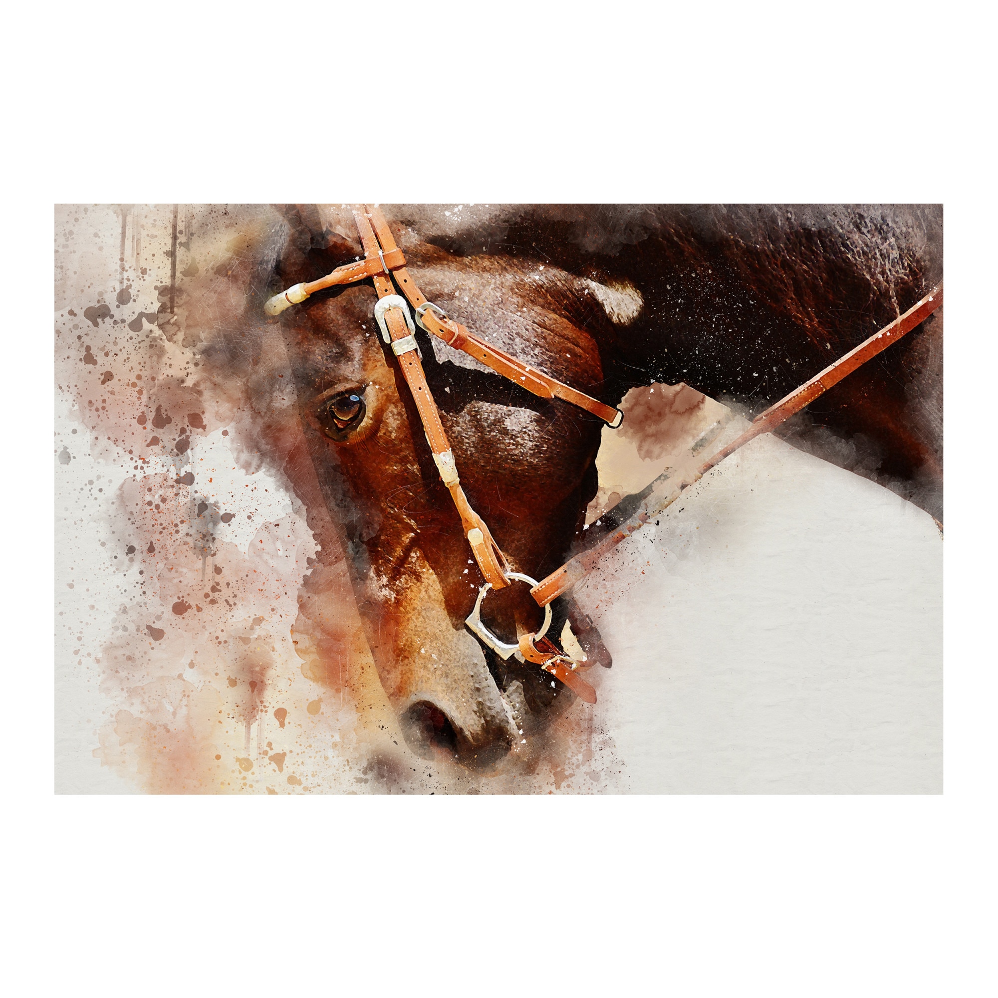 Tablou Canvas Artantida - Painted Horse 80x60 cm