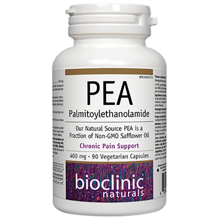 Хранителна добавка Natural Factors PEA 400 mg Palmitoylethanolamide, 90 капсули