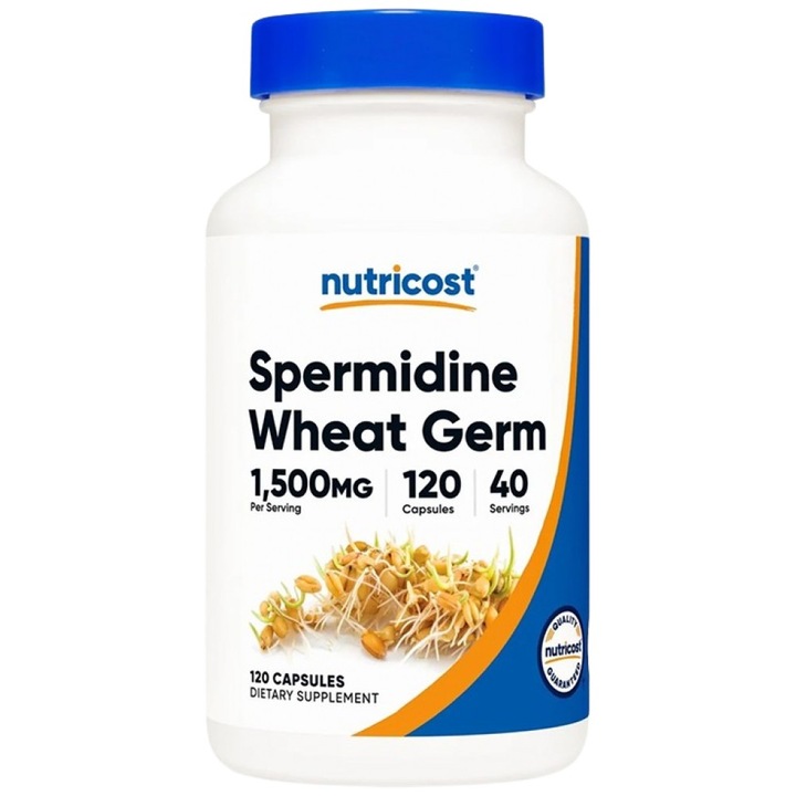 Хранителна добавка Nutricost Spermidine Wheat Germ 500 mg, 120 капсули