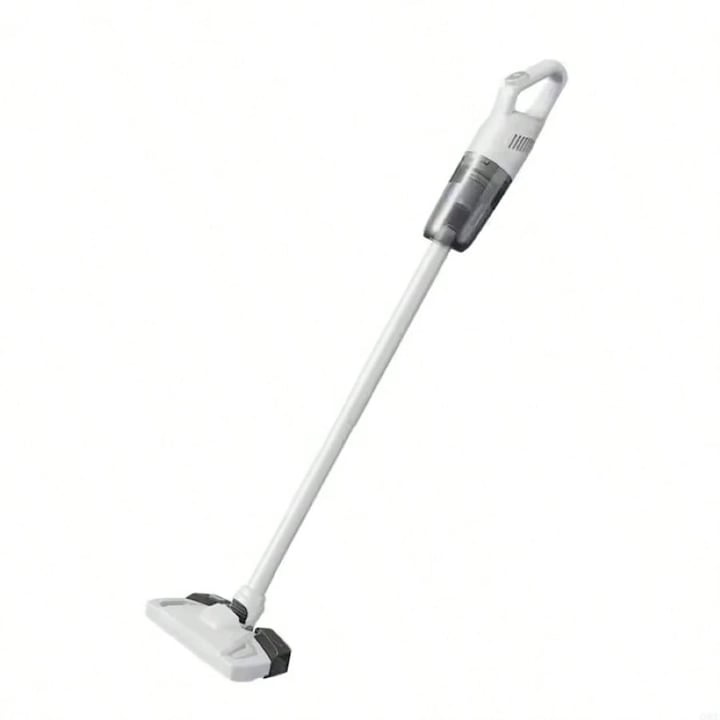 Aspirator vertical, 100W, 0.1l capacitate colectare, alimentare cu acumulator, alb