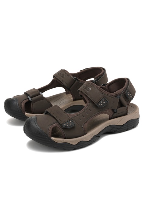 Sandale pentru Barbati, Confortabil si anti-bump, Velcro reglabil, Anti-alunecare, Ax Boxing,, Maro