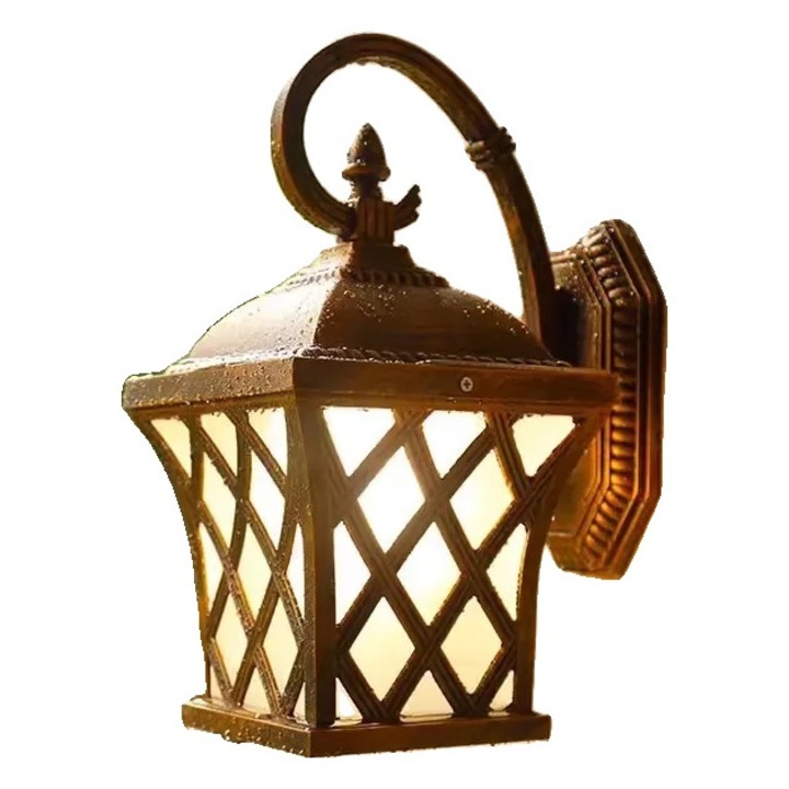 Aplica de exterior, bronz, mare, rezistent la apa, design traditional, 37x43cm