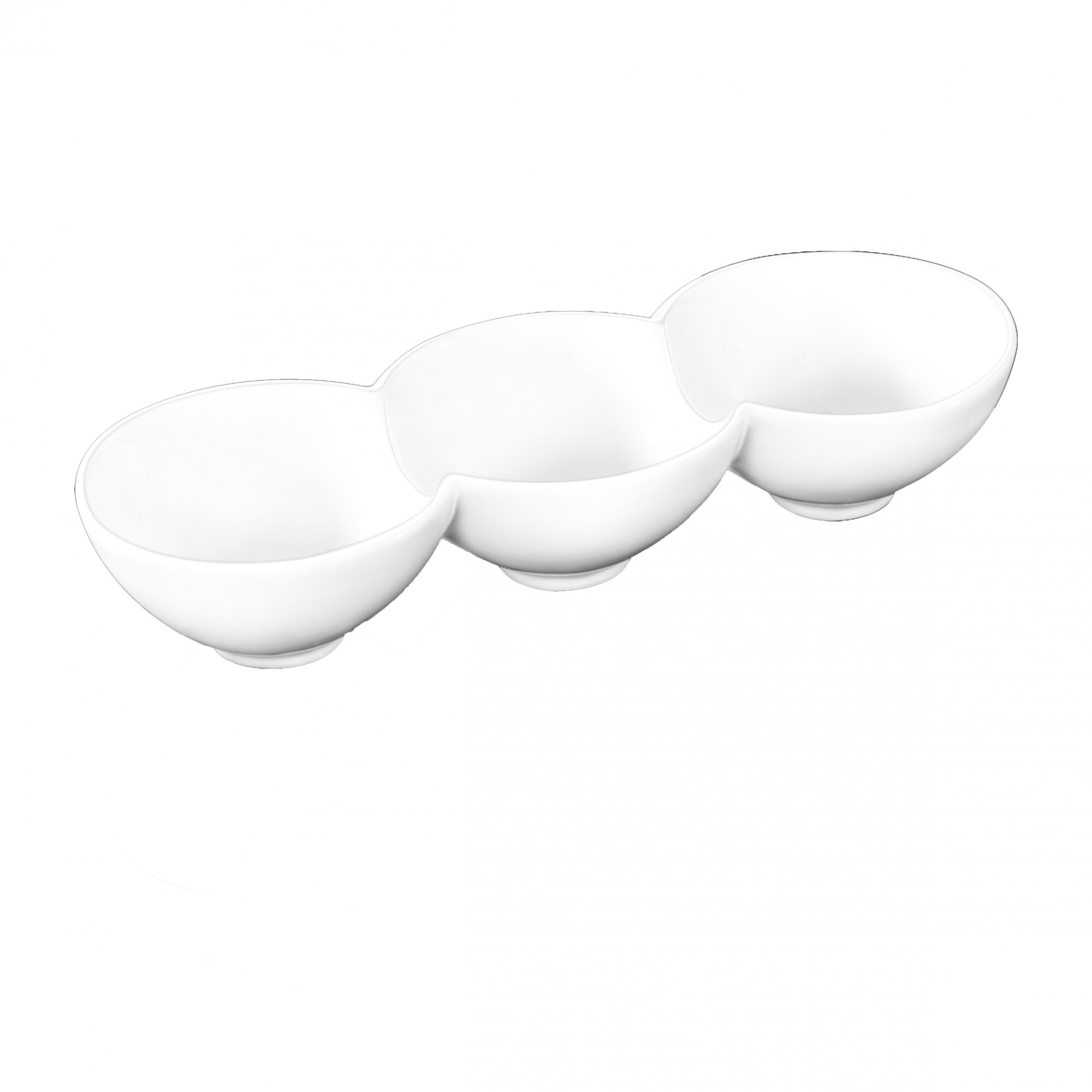 Bol impartit portelan Wilmax 26x9.5x5 cm