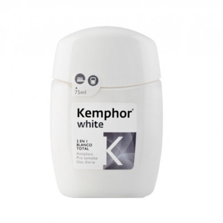 Gel dinti actiune ”2 in 1” Kemphor White efect albire 75 ml