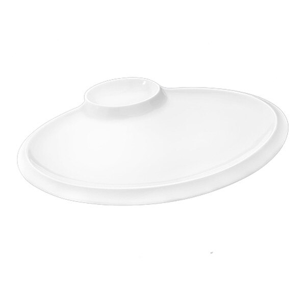 Platou oval portelan Wilmax 30cm