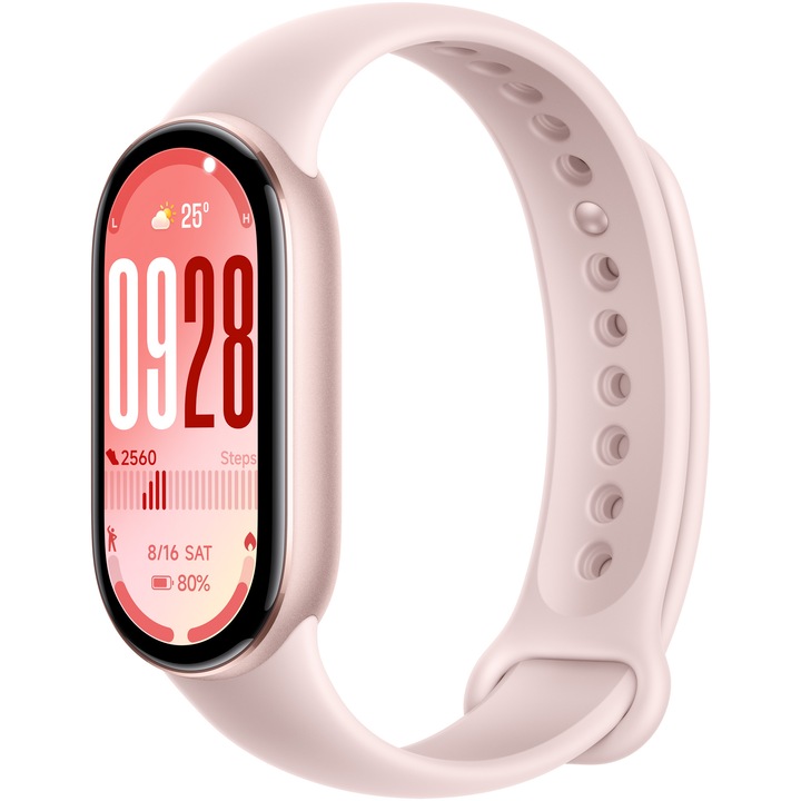 Фитнес гривна Xiaomi Smart Band 10, цвят Мистична роза