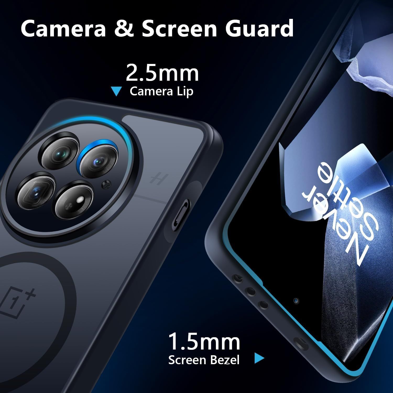 Husa Magnetica pentru OnePlus 13, Compatibila cu MagSafe, Spate Mat Translucid, Rezistenta la Socuri, cu Protectie pentru Camera, Husa Subtire Tip Bumper din Silicon, Grad Militar de Rezistenta la Cadere
