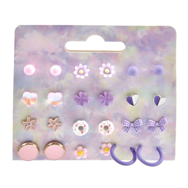 Cercei Tip Cui de Diferite Modele pentru Copii - 12 perechi