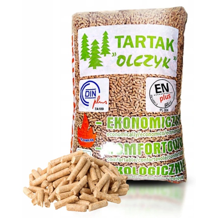 Peleti din lemn 15kg, 6mm, 100% lemn conifer, umiditate 10%