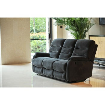 Canapea Kring Sylvie cu 3 locuri, 2 reclinere si 3 trepte de confort, Gri, 193 x 100 x 101 cm Canapea Kring Sylvie cu 3 locuri, 2 reclinere si 3 trepte de confort, Gri, 193 x 100 x 101 cm