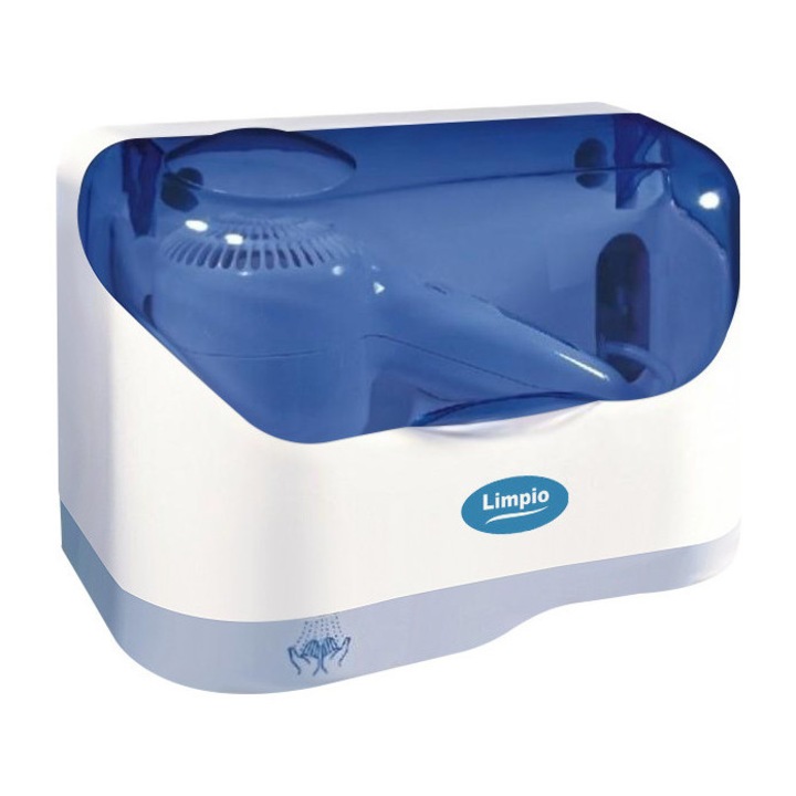 Uscator de maini si par Limpio HD 120, Oprire automata dupa 60 s, Putere : 1200W, Volum aer : 71 m/h, Viteza de aer : 13m/s