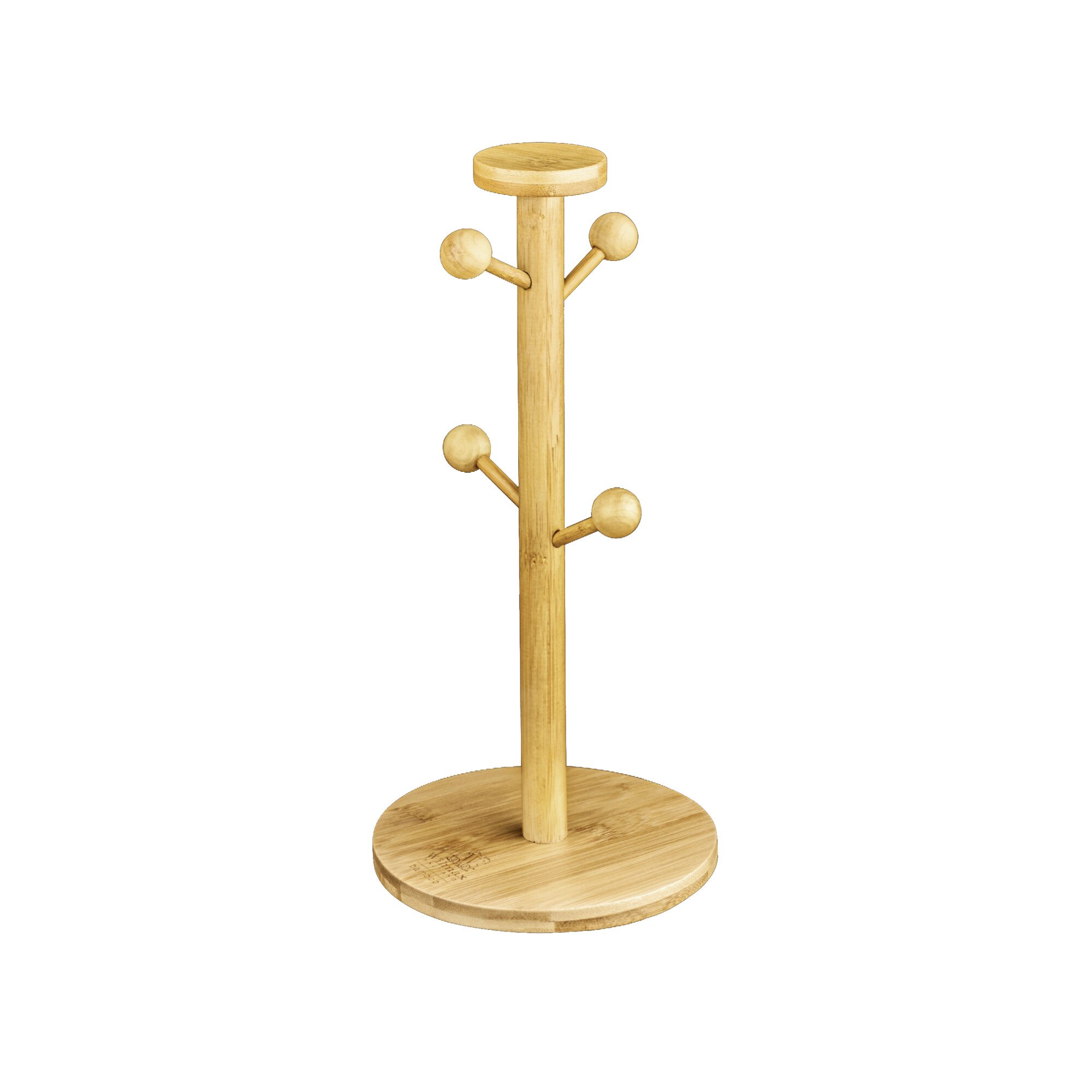 Suport ceasca/cana, bambus, Wilmax, 29.5 x 14 cm