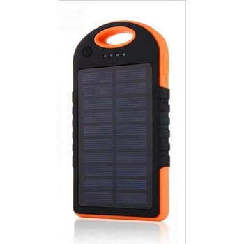 Acumulator universal extern Powerbank cu incarcare solara 5000mAh Acumulator universal extern Powerbank cu incarcare solara 5000mAh