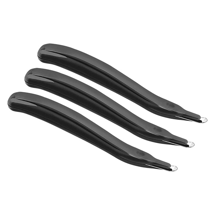 Set 3 dispozitive pentru indepartat capse, plastic, 15.4x1.7x1.8 cm