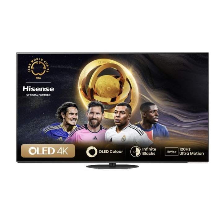 Телевизор Hisense 65" A85N, 4K UHD OLED Smart TV, 120Hz, HDMI 2.1, Game Mode Pro, AMD FreeSync Premium, Dolby Vision IQ & Atmos, Bluetooth, Alexa Built-in, Black 65A85N