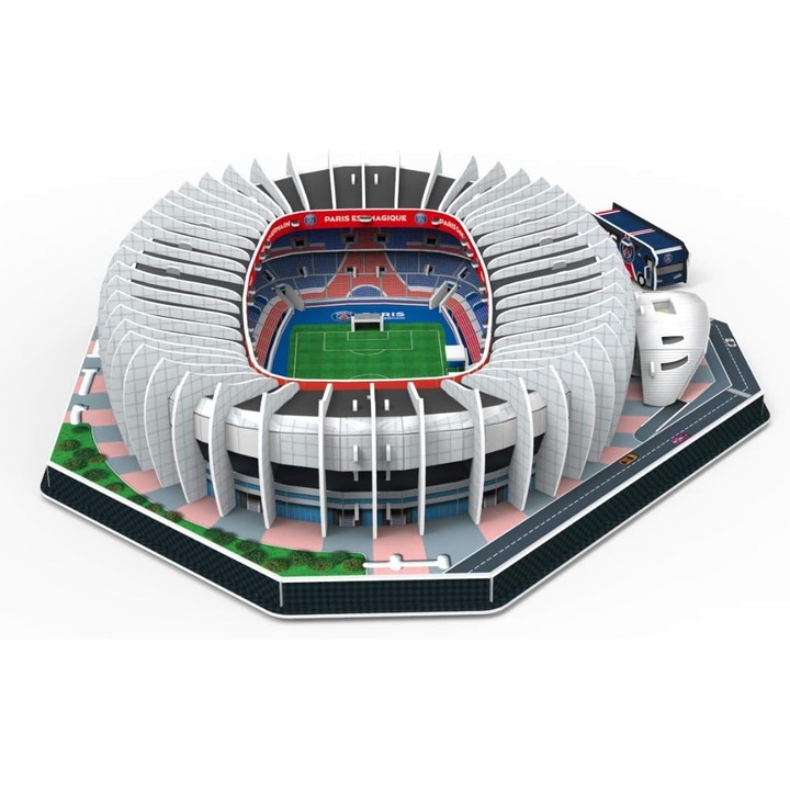 3D пъзел футболен стадион, за възрастни и деца, екологичен материал, красиви детайли