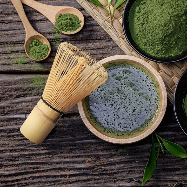 Perie pentru ceai Matcha, ZYBLSSBB, multicolor
