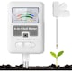 Solmetru 4 in 1, WALALLA, pliabil la 90°, cu control prin aplicatie, conexiune Bluetooth, potrivit pentru agricultura si plante de exterior, tester de umiditate a solului, lumina, nutrienti, pH, alb