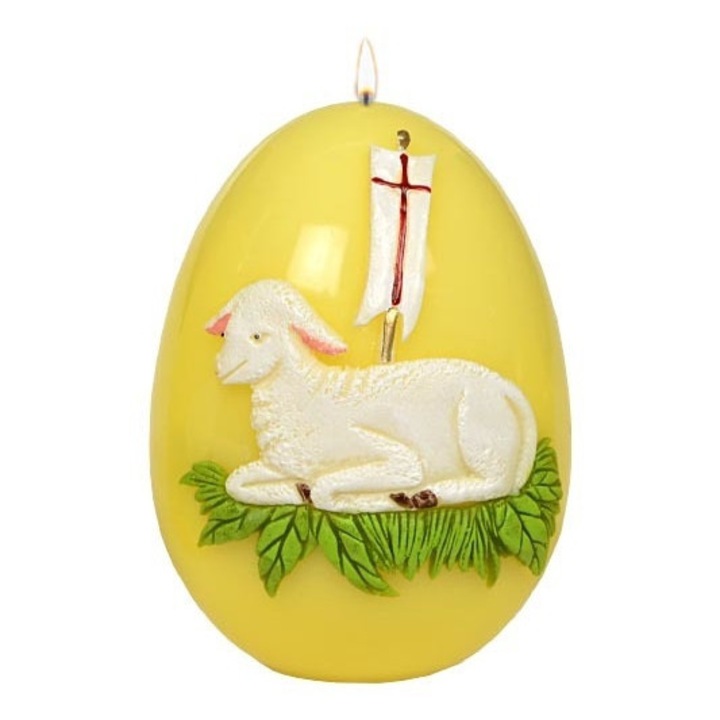 Свещ Адпал, яйце 140x100 мм, модел Баранек