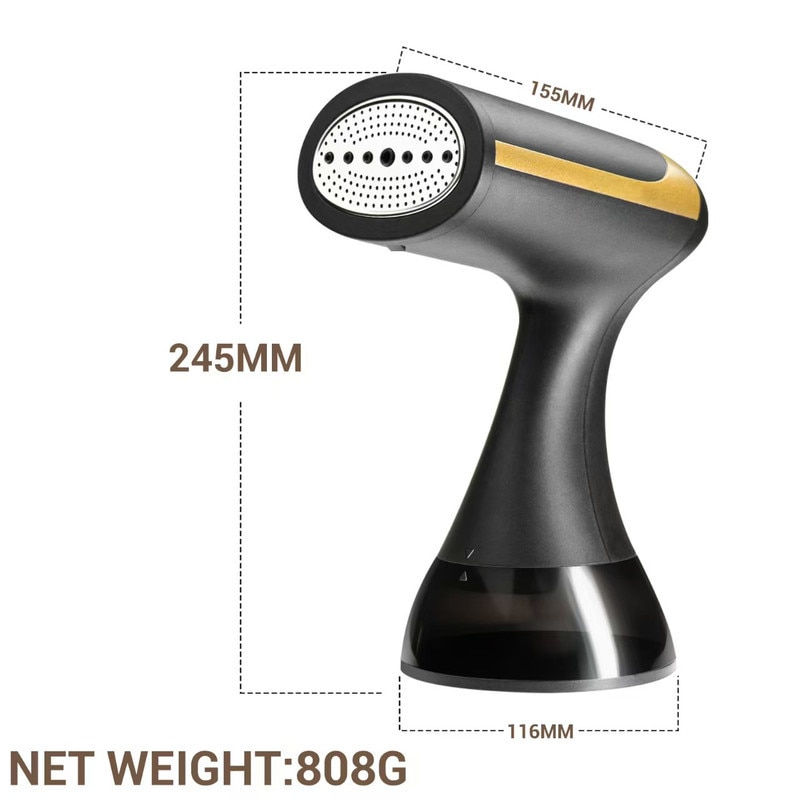 Aparat de calcat cu abur portabil, 350ml, 2m cablu, 130 grade, 0.83KG