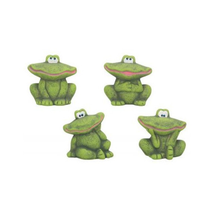 Figura ceramica broasca 14cm, EM&EM, accesorii decorative