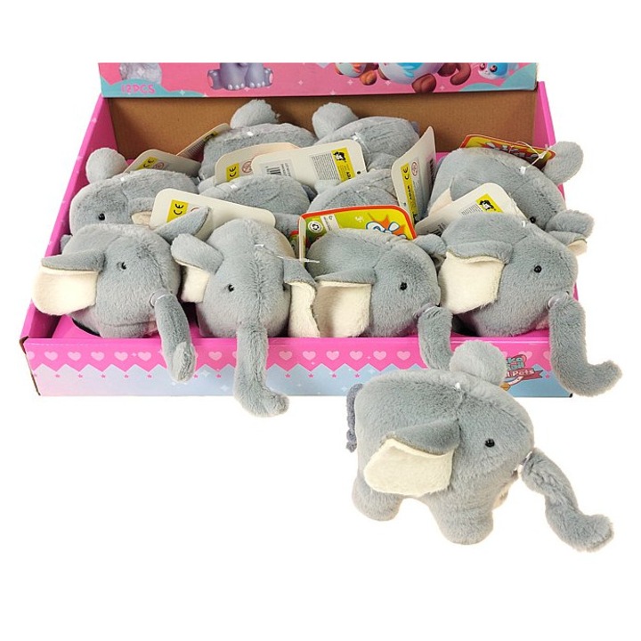 Плюшена играчка, Адар, слон, 14.5x9x9см