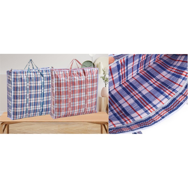 7&7 bevásárlótáska, KRATA, 50x50x12cm, többszínű