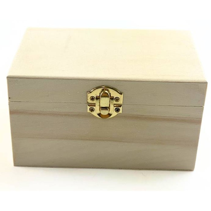 Cutie depozitare lemn Tropic 9x12x15cm natural