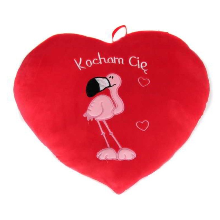 Jucarie de plus, Sun Day, Serce pluszowe 20cm, rosu