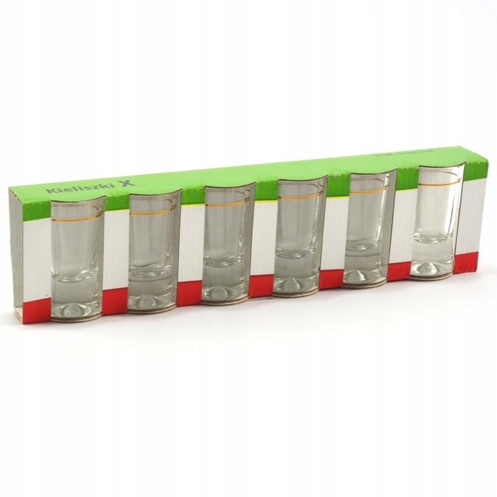 Set pahare pentru vodca Tragar, 25ml, 6 bucati