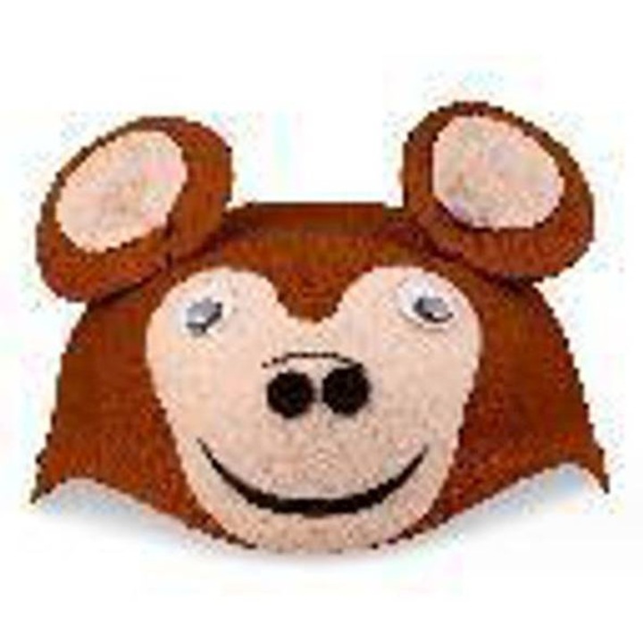 Palarie pentru copii, Tropic, model urs, maro