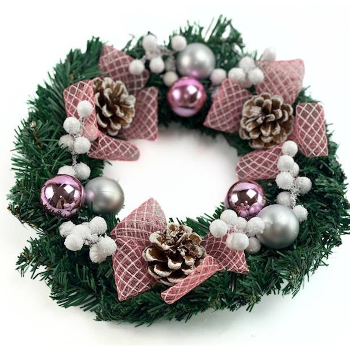 Coronita de Craciun Tropic 30cm multicolor