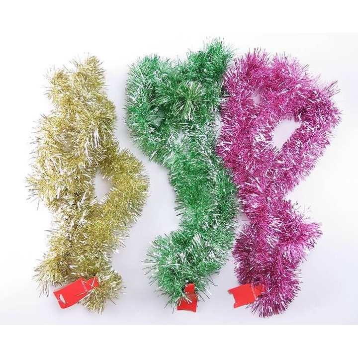 Ghirlanda pastelata Tropic, 9cm, set 10 bucati, 2m