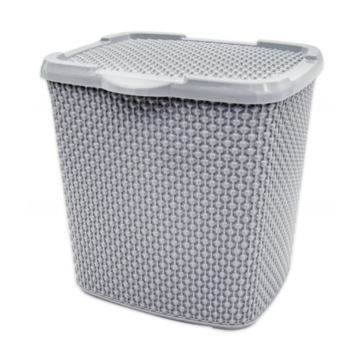 Cos pentru rufe Tragar, Gri, 6 L